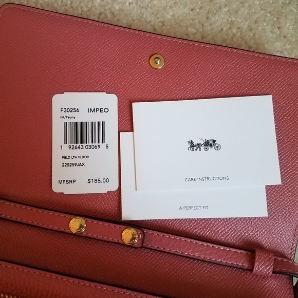 Coach foldover crossbody clutch - Picture 8 of 8